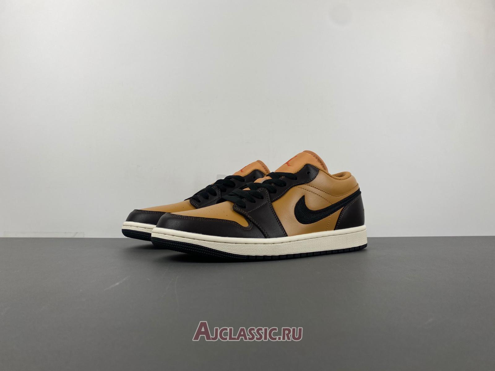 New Air Jordan 1 Low SE "Flax Baroque Brown" HQ3603-201 Shoes