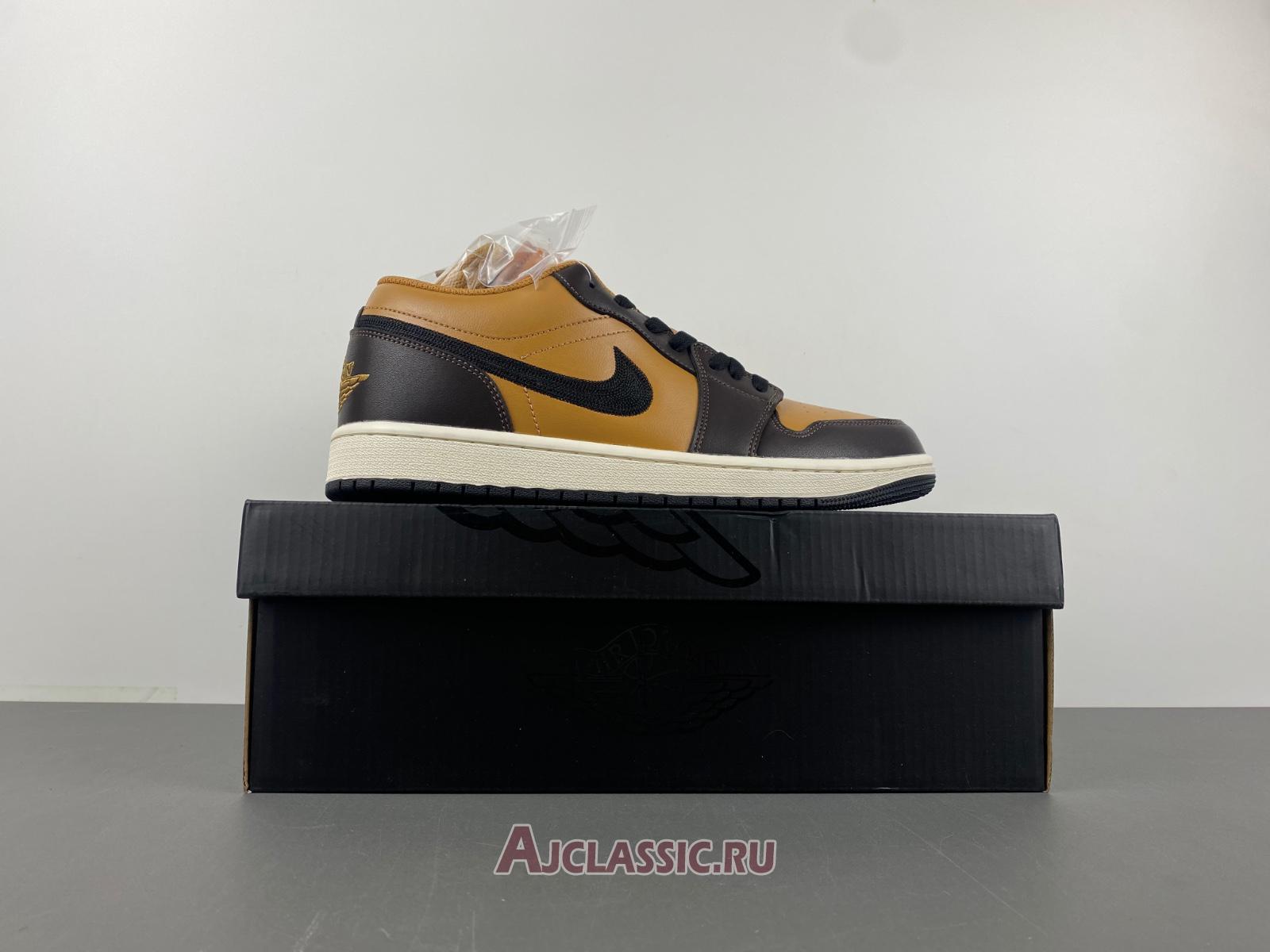 New Air Jordan 1 Low SE "Flax Baroque Brown" HQ3603-201 Shoes