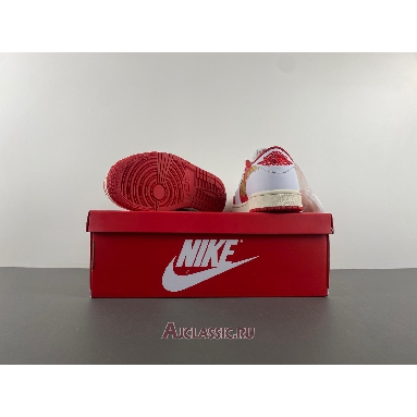 Buy Air Jordan 1 Low White Red Gold Red DJ5185-100-2 Quality Reps Replicas Shoes