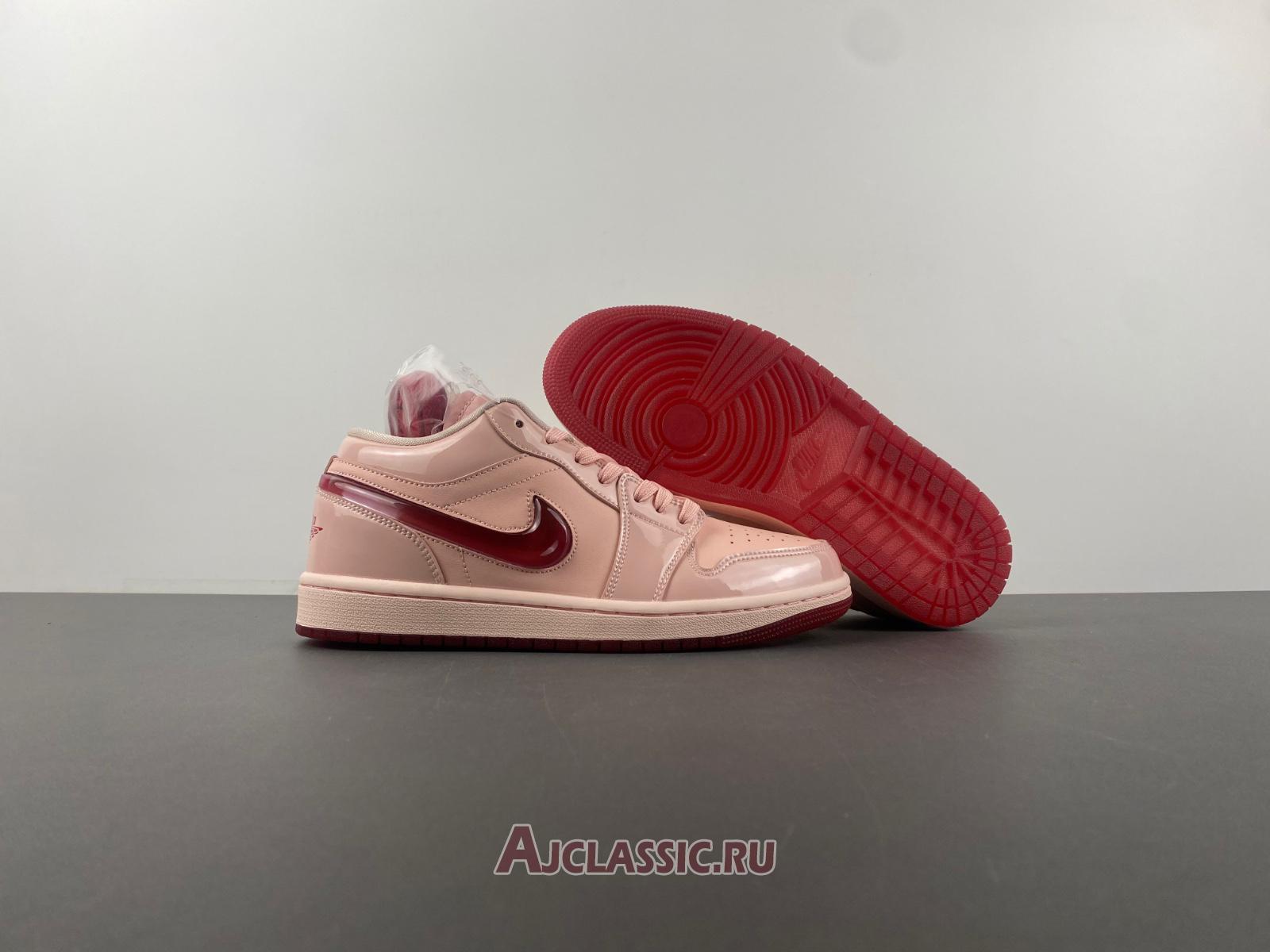 New Air Jordan 1 Low SE "Patent Valentines Day" HF3174-600 Shoes