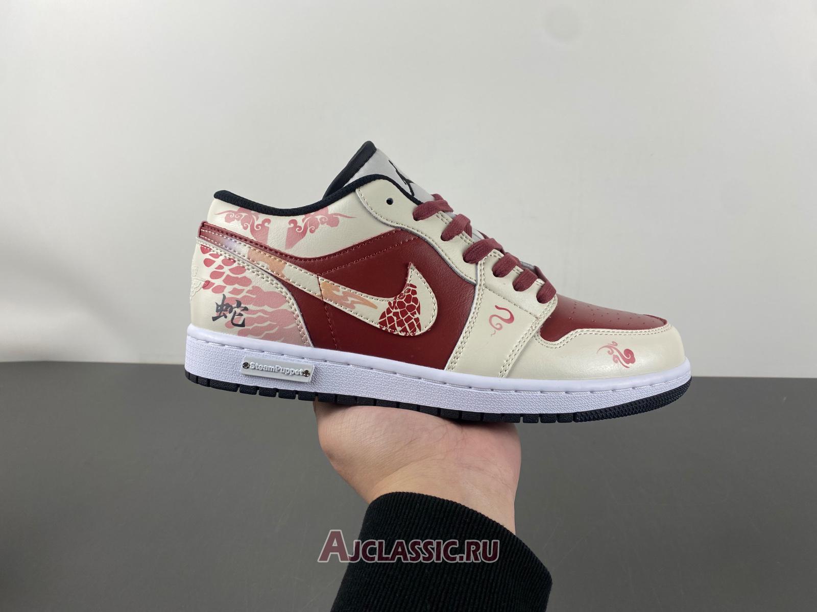 New Air Jordan 1 Low "Red Year of the Snake" 553558-132-2 Shoes