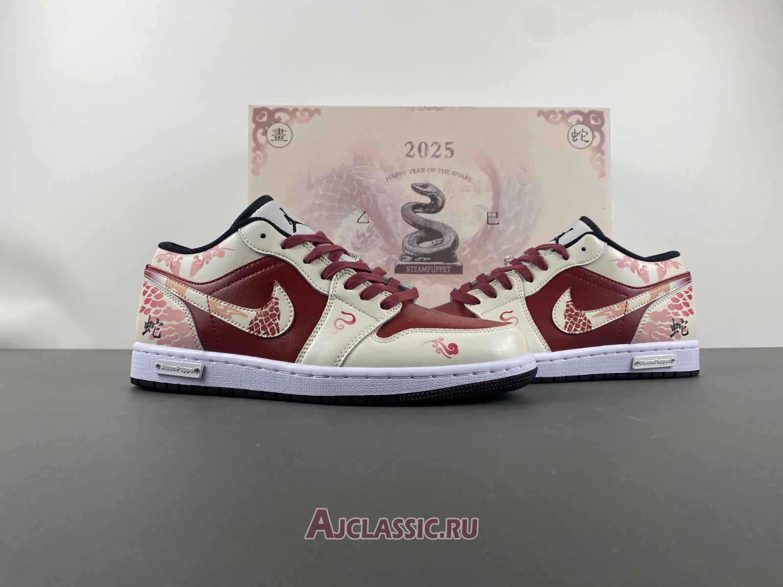 New Air Jordan 1 Low "Red Year of the Snake" 553558-132-2 Shoes