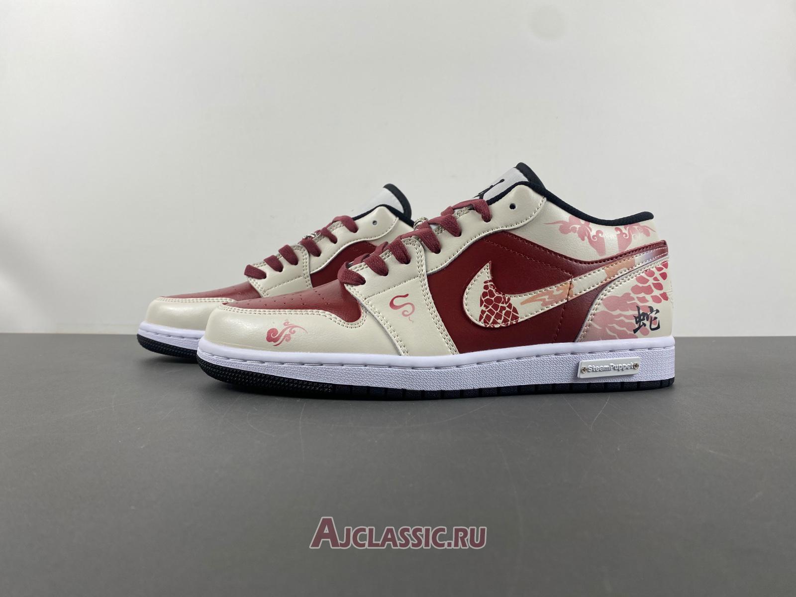 New Air Jordan 1 Low "Red Year of the Snake" 553558-132-2 Shoes
