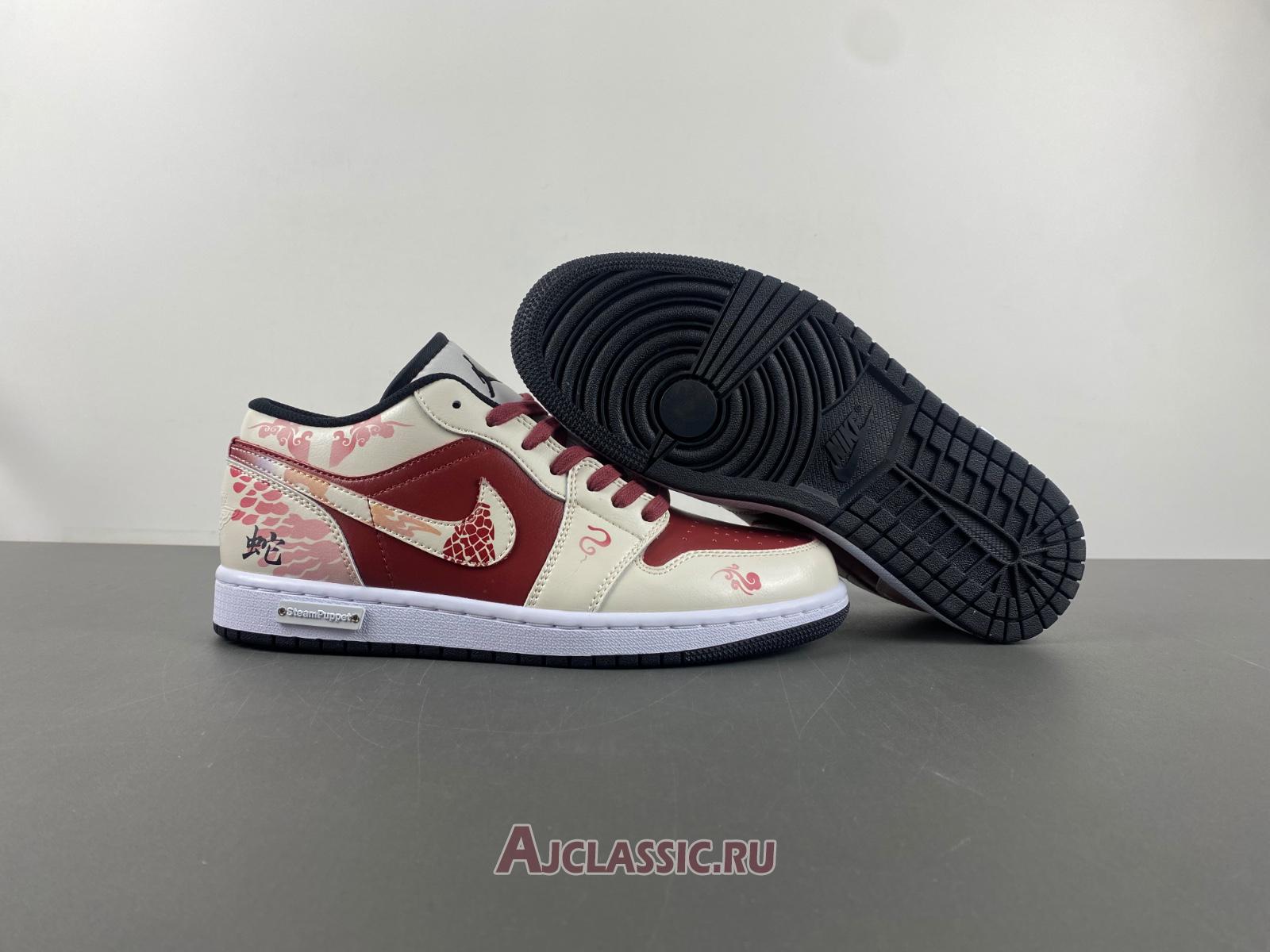 New Air Jordan 1 Low "Red Year of the Snake" 553558-132-2 Shoes