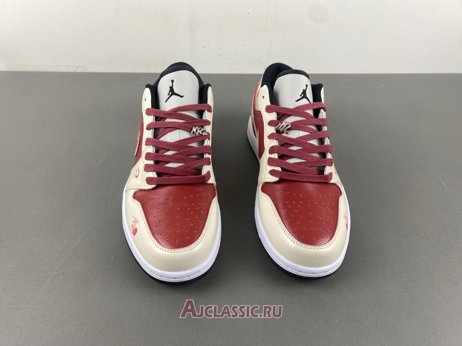 New Air Jordan 1 Low "Red Year of the Snake" 553558-132-2 Shoes