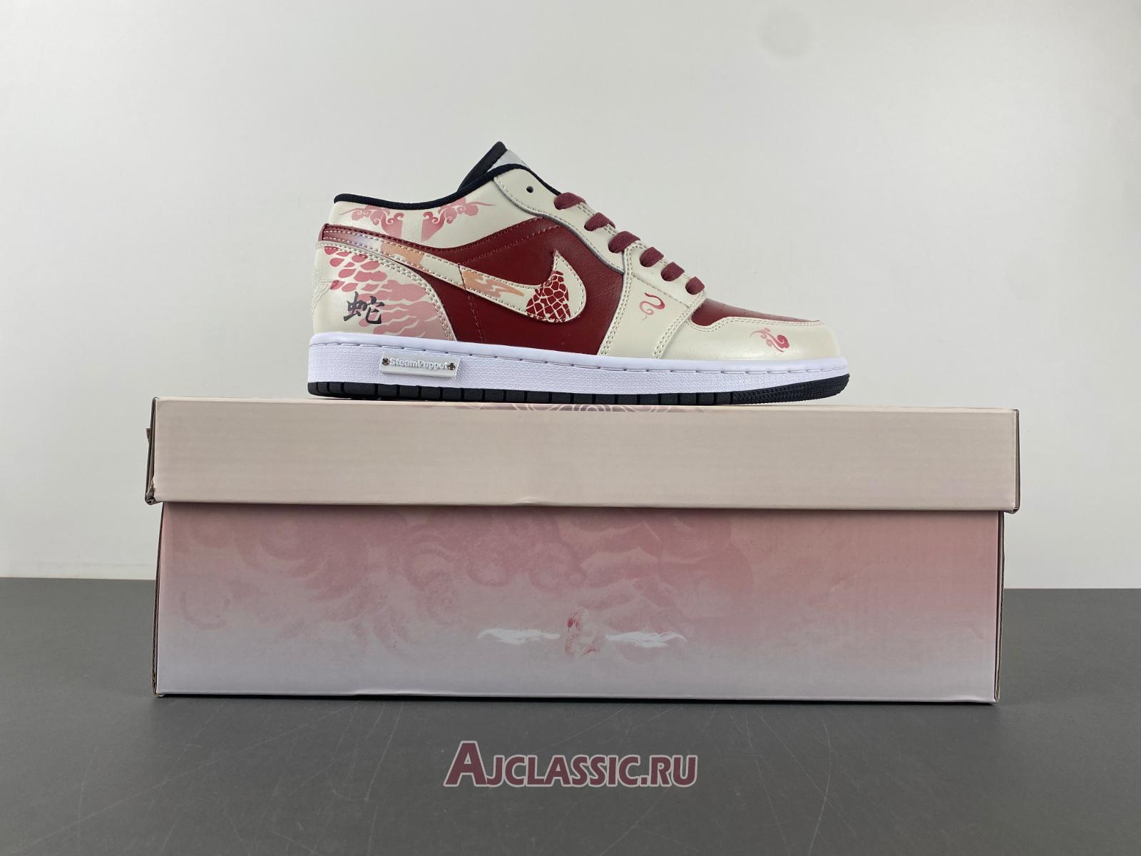 New Air Jordan 1 Low "Red Year of the Snake" 553558-132-2 Shoes