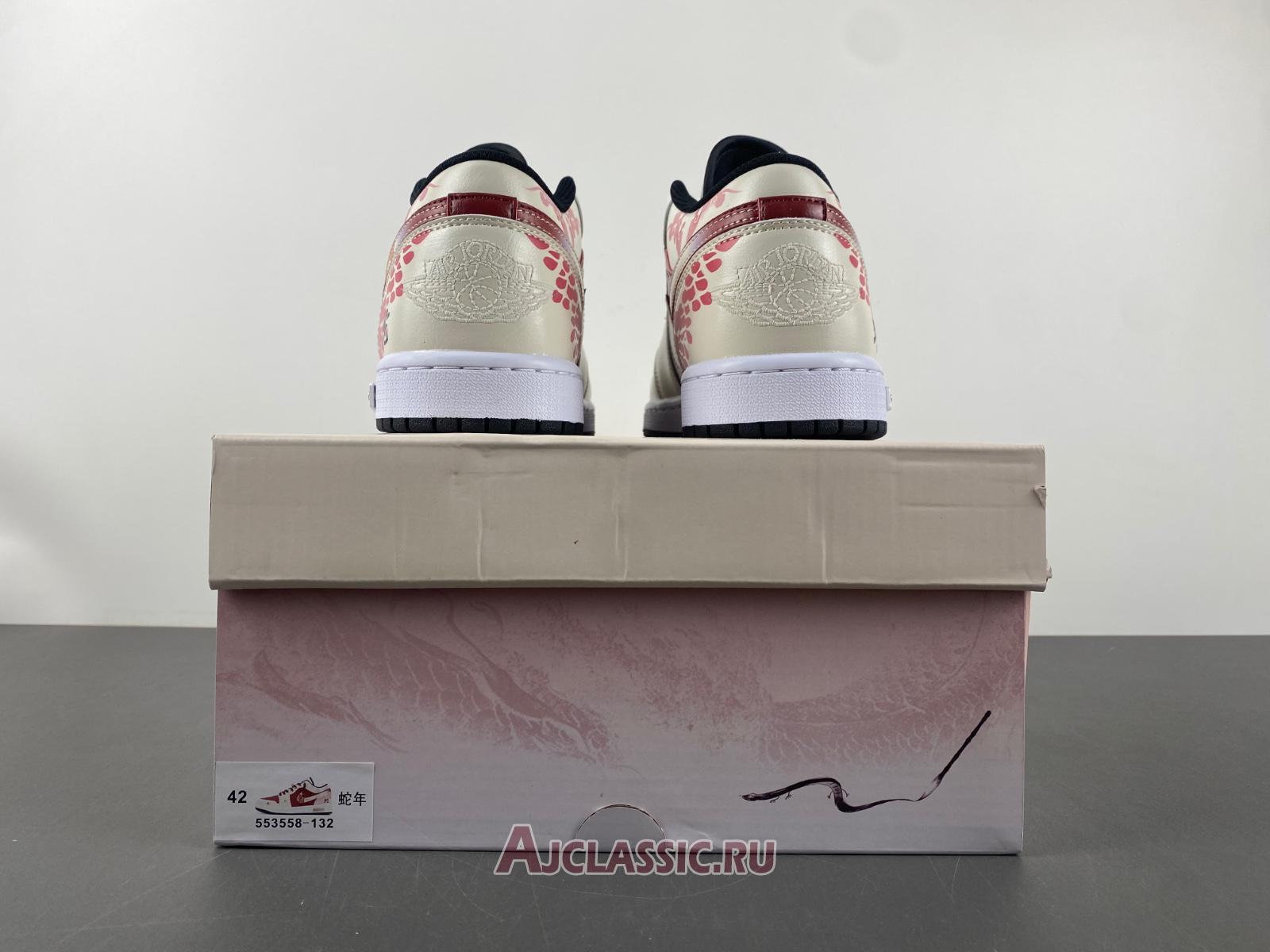 New Air Jordan 1 Low "Red Year of the Snake" 553558-132-2 Shoes
