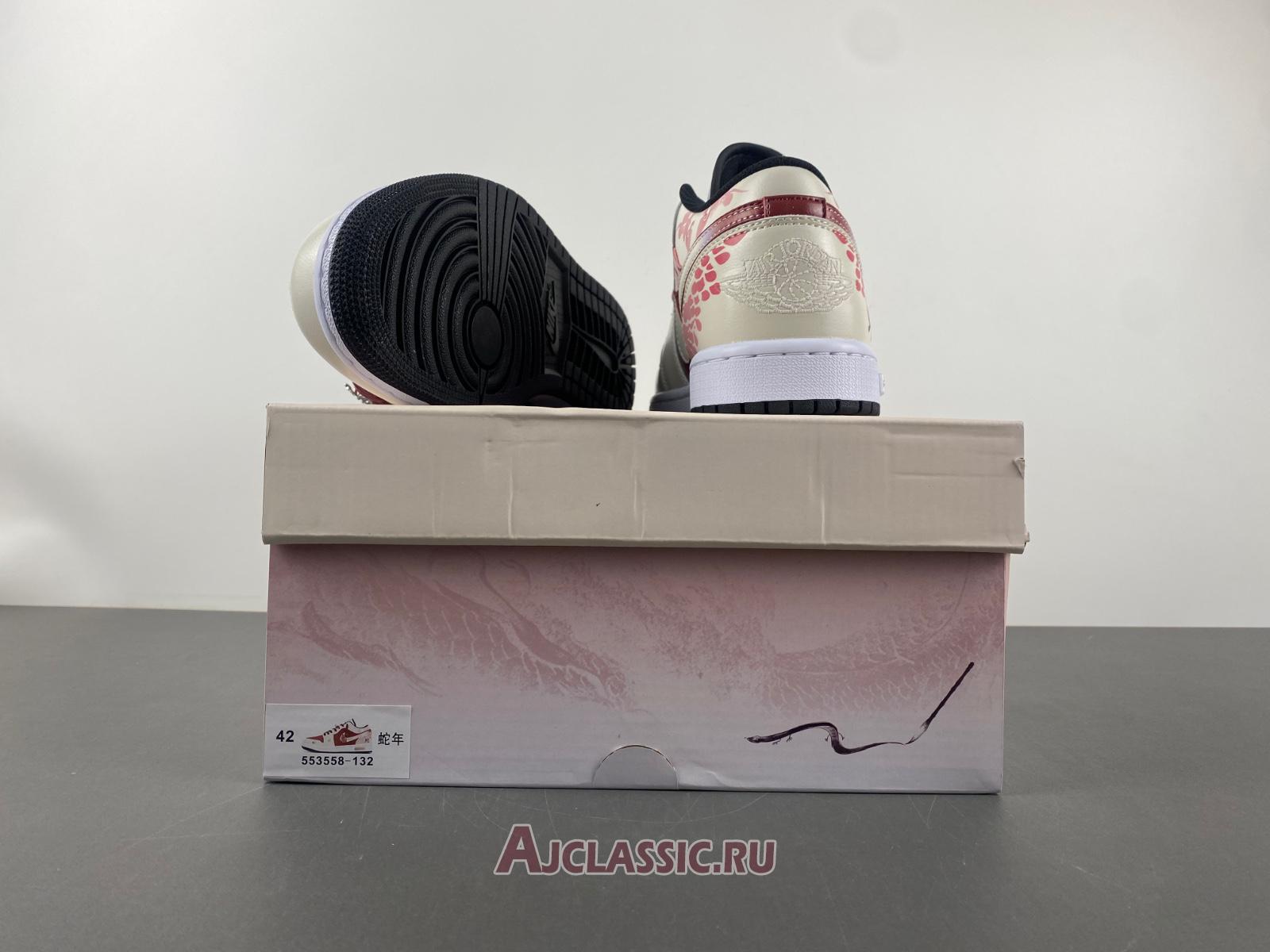 New Air Jordan 1 Low "Red Year of the Snake" 553558-132-2 Shoes