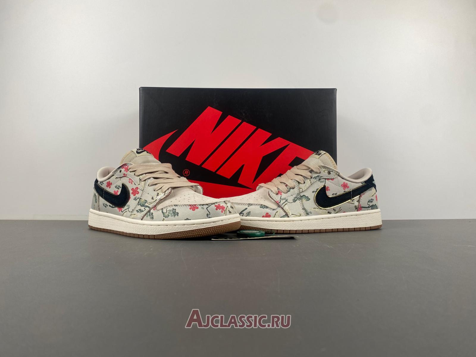 New Rui Hachimura x Air Jordan 1 Retro Low OG "Cranes" HV8293-100 Shoes