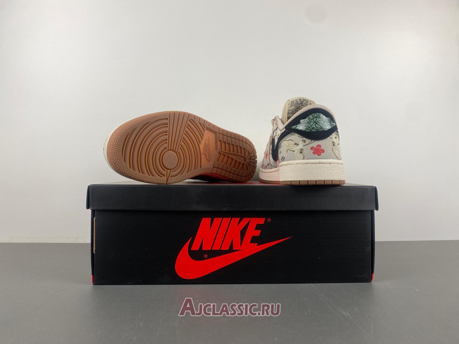 New Rui Hachimura x Air Jordan 1 Retro Low OG "Cranes" HV8293-100 Shoes