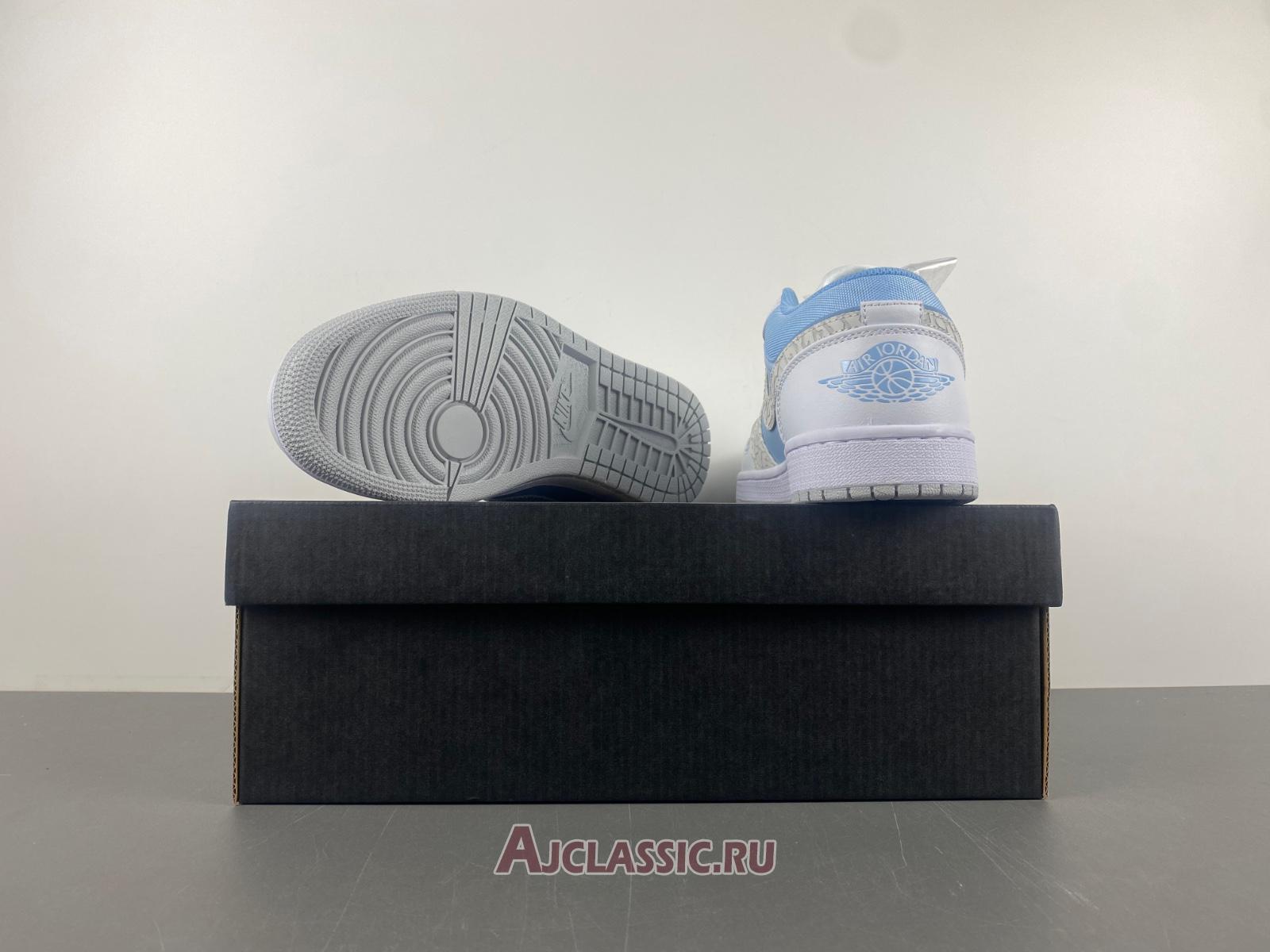 New Air Jordan 1 Low SE "Blue Tint Elephant Print" IB7692-400 Shoes