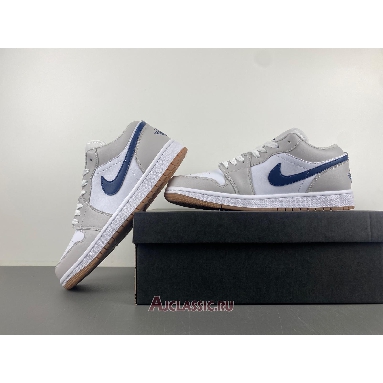 Buy Air Jordan 1 Low Georgetown White 553558-146 Quality Reps Replicas Shoes