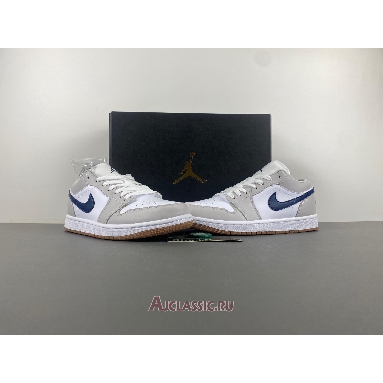 Buy Air Jordan 1 Low Georgetown White 553558-146 Quality Reps Replicas Shoes