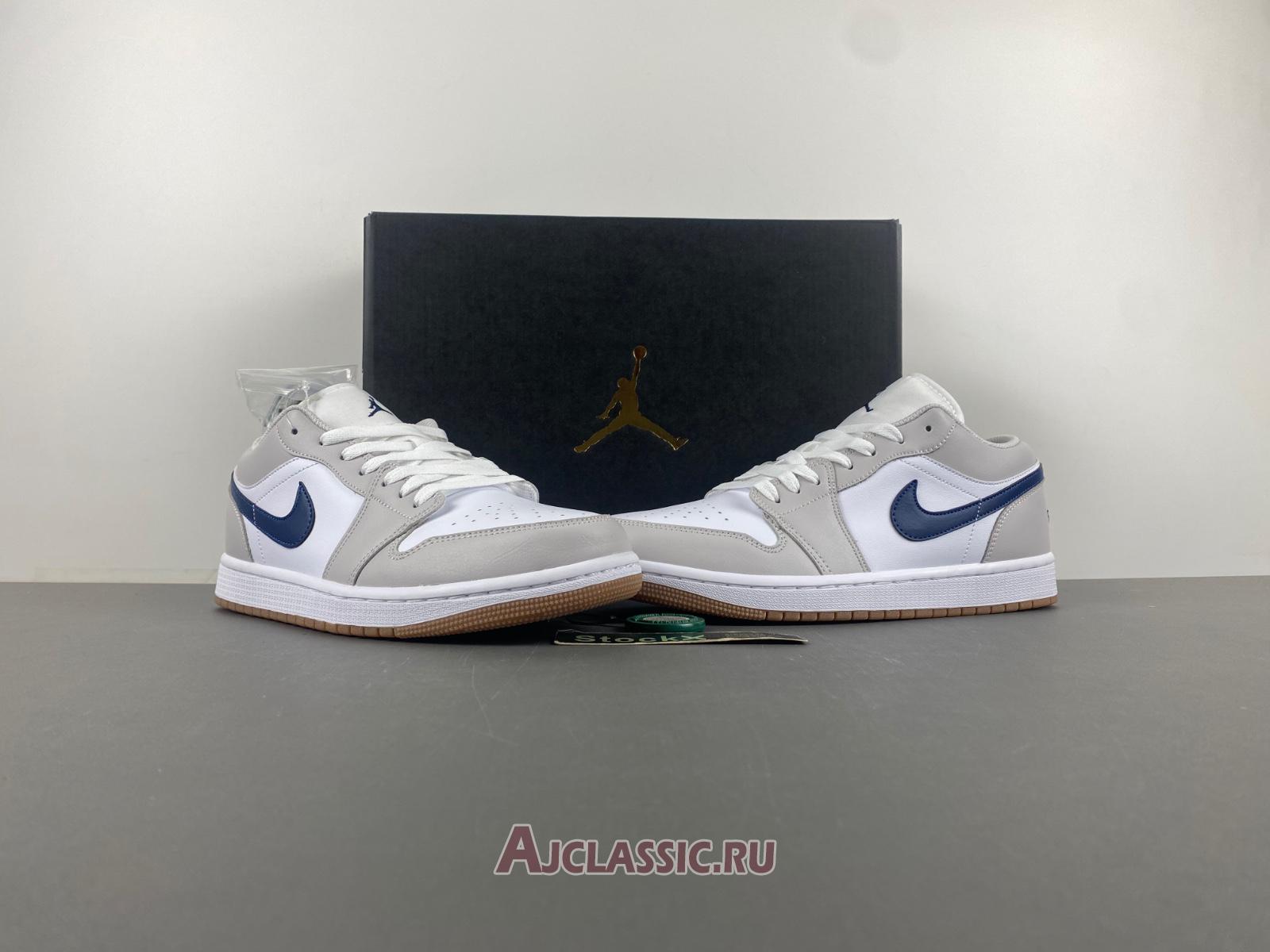New Air Jordan 1 Low "Georgetown" 553558-146 Shoes