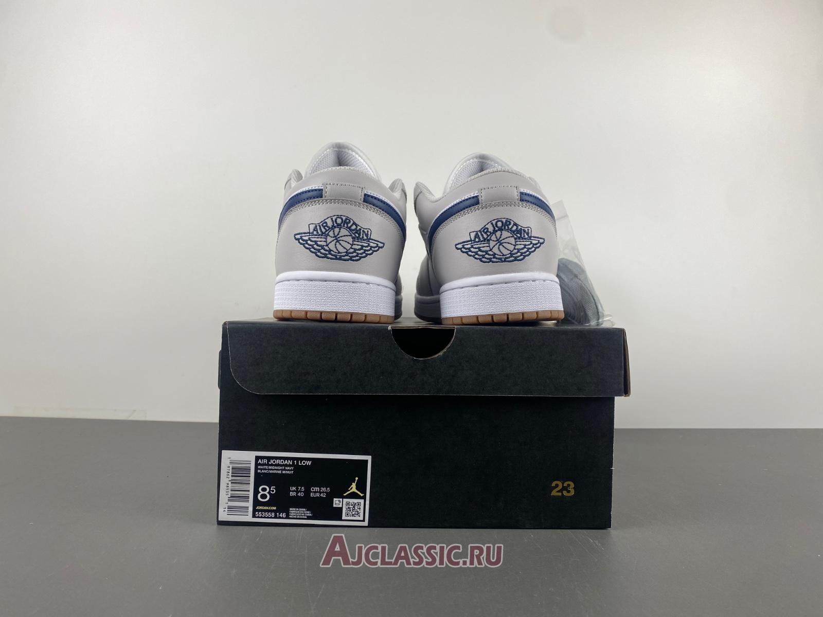 New Air Jordan 1 Low "Georgetown" 553558-146 Shoes