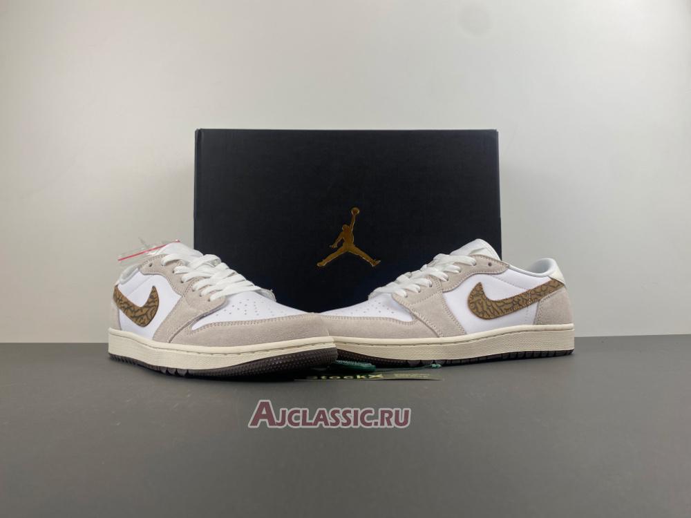 New Air Jordan 1 Low Golf "Light Orewood Elephant" DD9315-116 Shoes