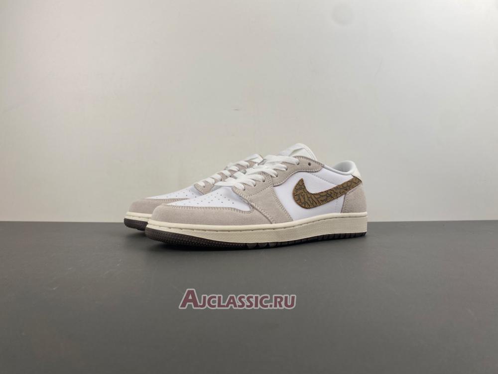 New Air Jordan 1 Low Golf "Light Orewood Elephant" DD9315-116 Shoes