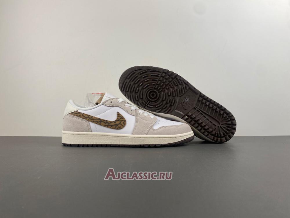 New Air Jordan 1 Low Golf "Light Orewood Elephant" DD9315-116 Shoes