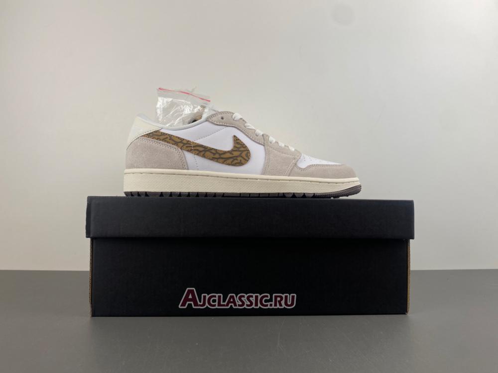 New Air Jordan 1 Low Golf "Light Orewood Elephant" DD9315-116 Shoes