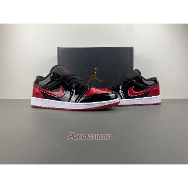 Buy Air Jordan 1 Low  Patent Bred Red 555088-063-LOW Quality Reps Replicas Shoes