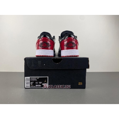 Buy Air Jordan 1 Low  Patent Bred Red 555088-063-LOW Quality Reps Replicas Shoes