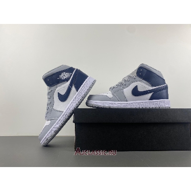 Buy Air Jordan 1 Mid Wolf Grey Midnight Navy Grey DQ8426-104 Quality Reps Replicas Shoes