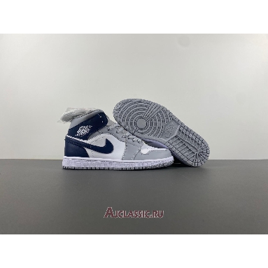 Buy Air Jordan 1 Mid Wolf Grey Midnight Navy Grey DQ8426-104 Quality Reps Replicas Shoes