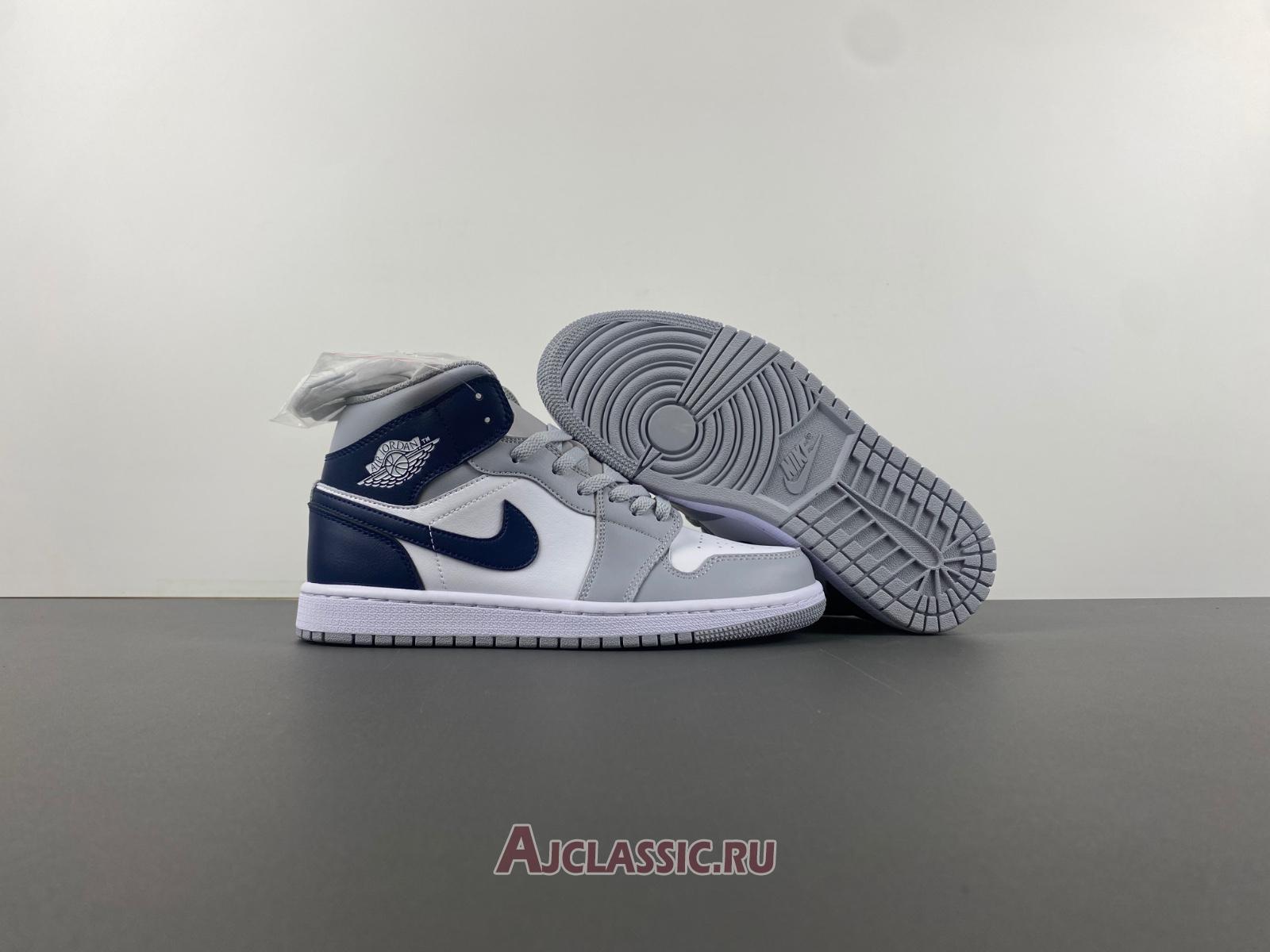 New Air Jordan 1 Mid "Wolf Grey Midnight Navy" DQ8426-104 Shoes
