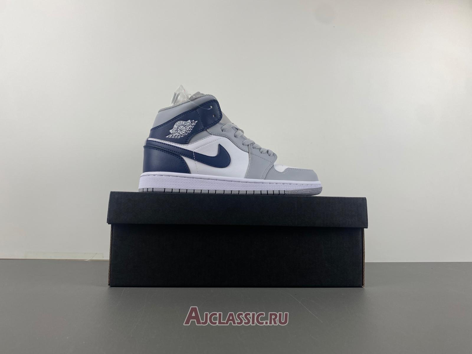 New Air Jordan 1 Mid "Wolf Grey Midnight Navy" DQ8426-104 Shoes