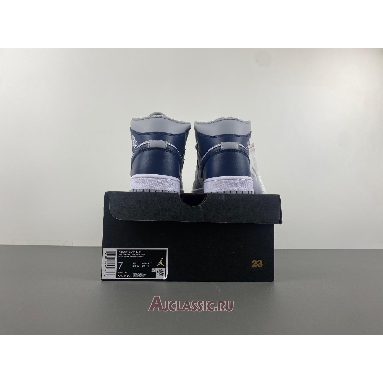 Buy Air Jordan 1 Mid Wolf Grey Midnight Navy Grey DQ8426-104 Quality Reps Replicas Shoes