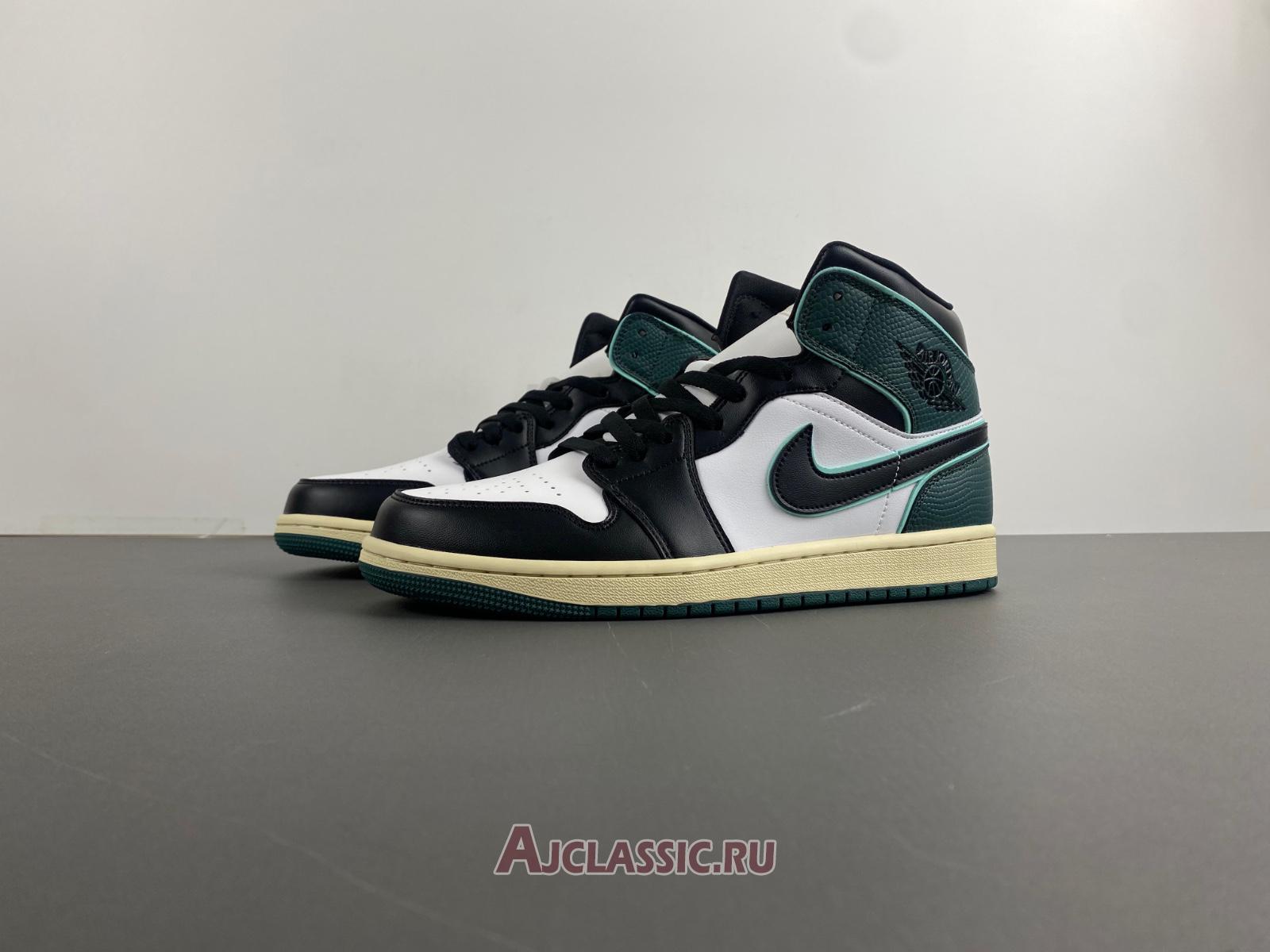 New Air Jordan 1 Mid "Oxidized Green" FQ7818-100 Shoes