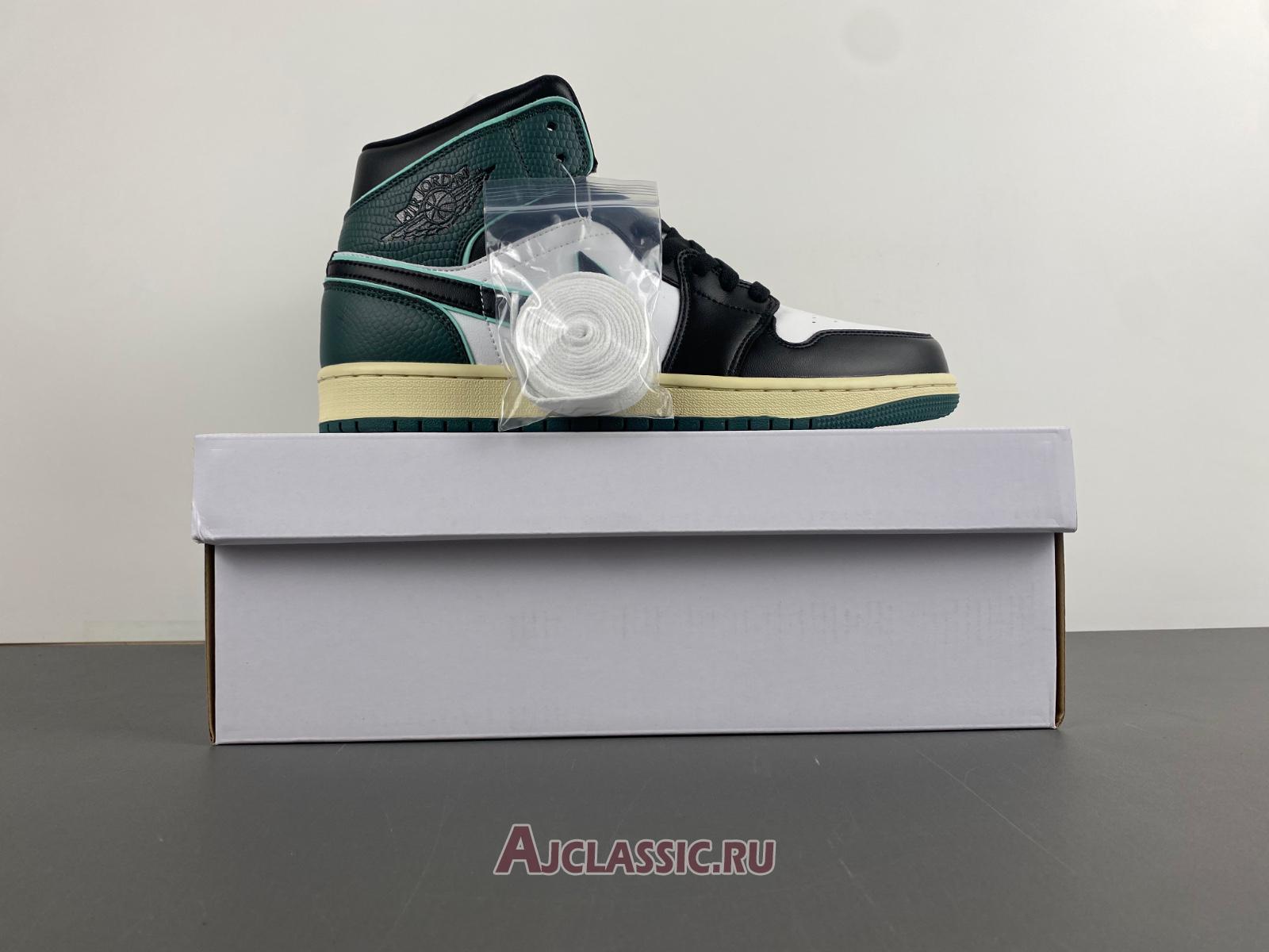 New Air Jordan 1 Mid "Oxidized Green" FQ7818-100 Shoes