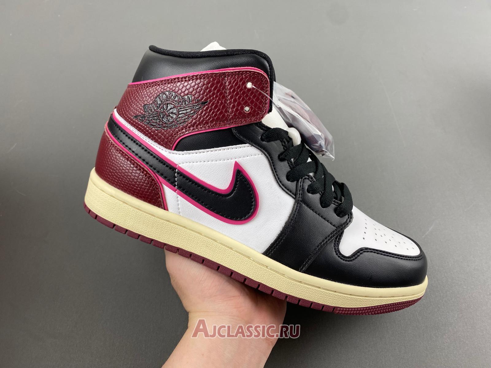 New Air Jordan 1 Mid SE "Bordeaux" FQ7818-101 Shoes