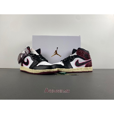 Buy Air Jordan 1 Mid SE Bordeaux Pink FQ7818-101 Quality Reps Replicas Shoes