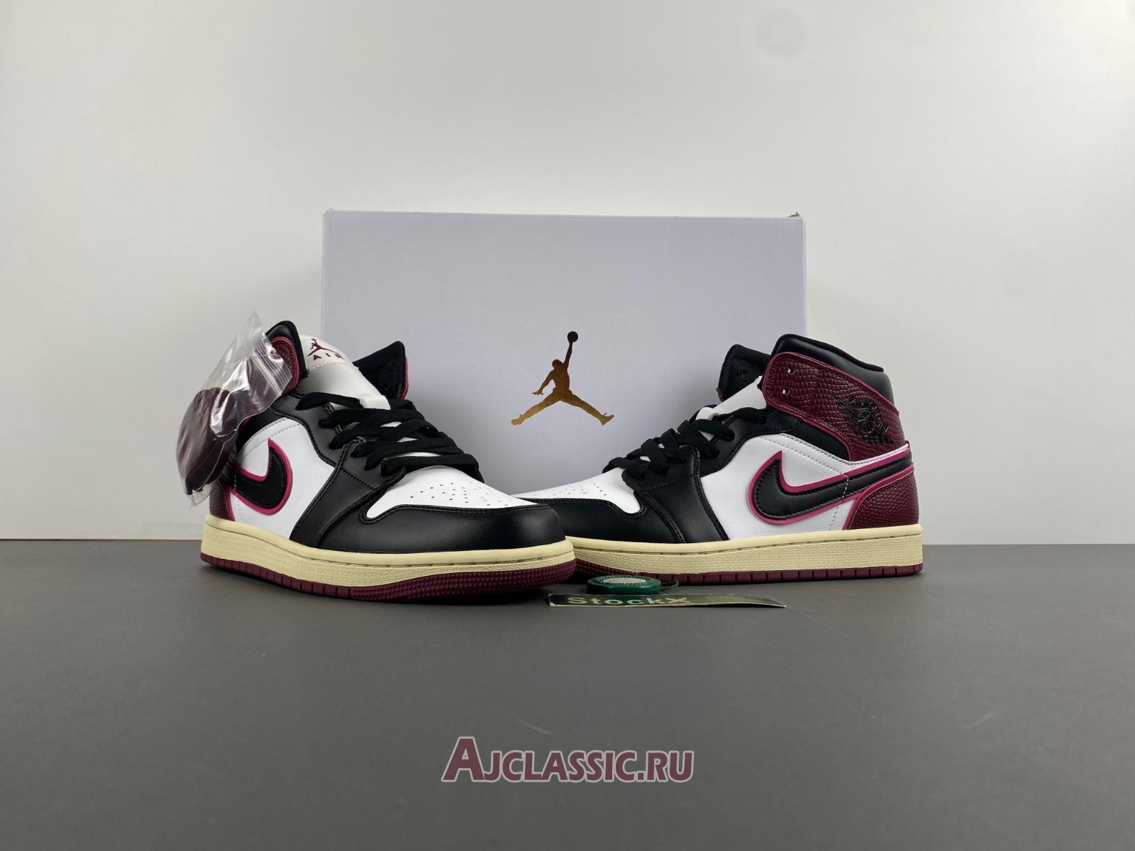 New Air Jordan 1 Mid SE "Bordeaux" FQ7818-101 Shoes