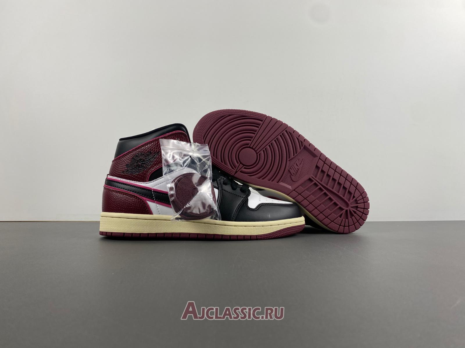 New Air Jordan 1 Mid SE "Bordeaux" FQ7818-101 Shoes