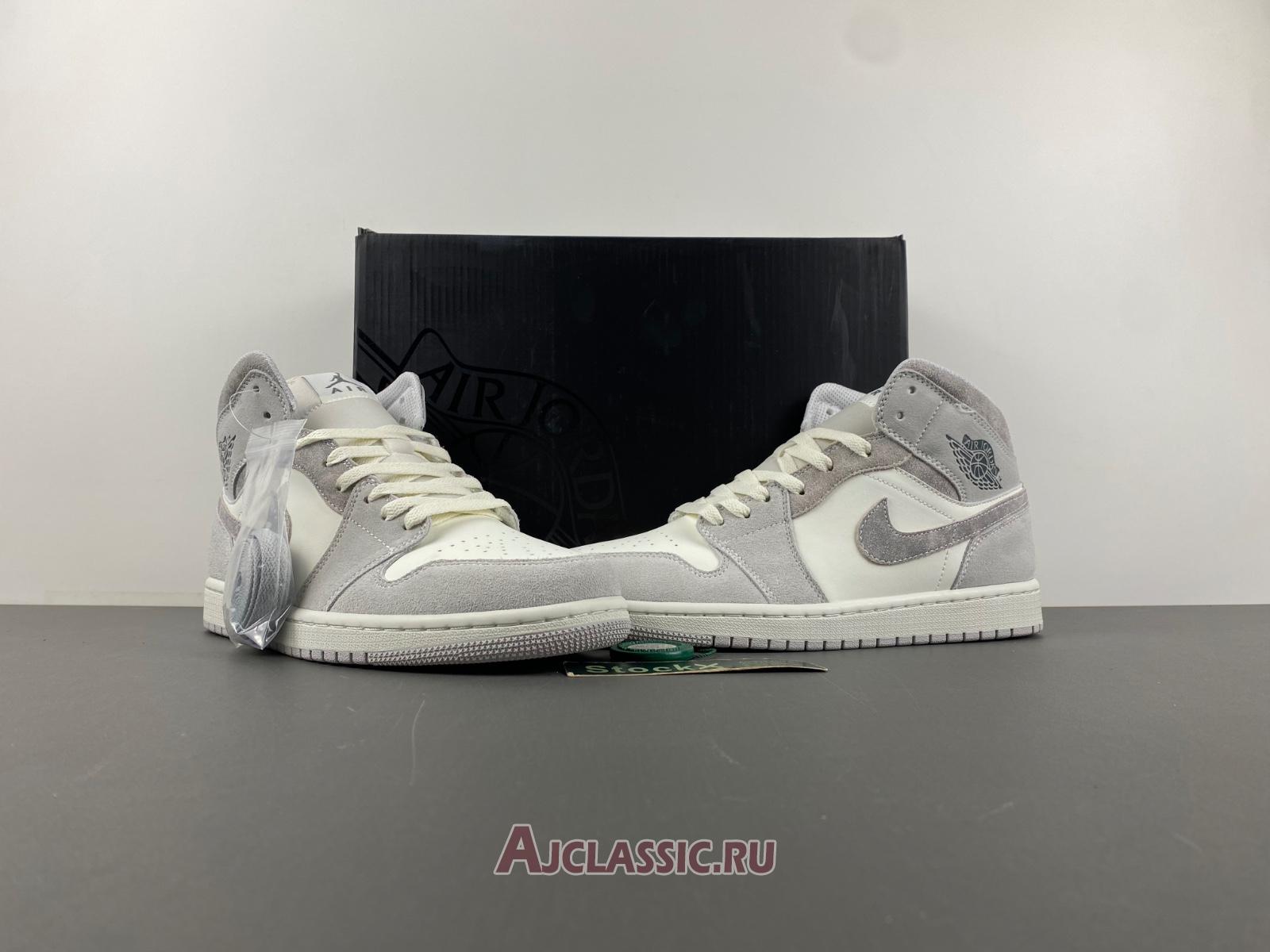 New Air Jordan 1 Mid SE "Neutral Grey Sail" FQ7720-002 Shoes