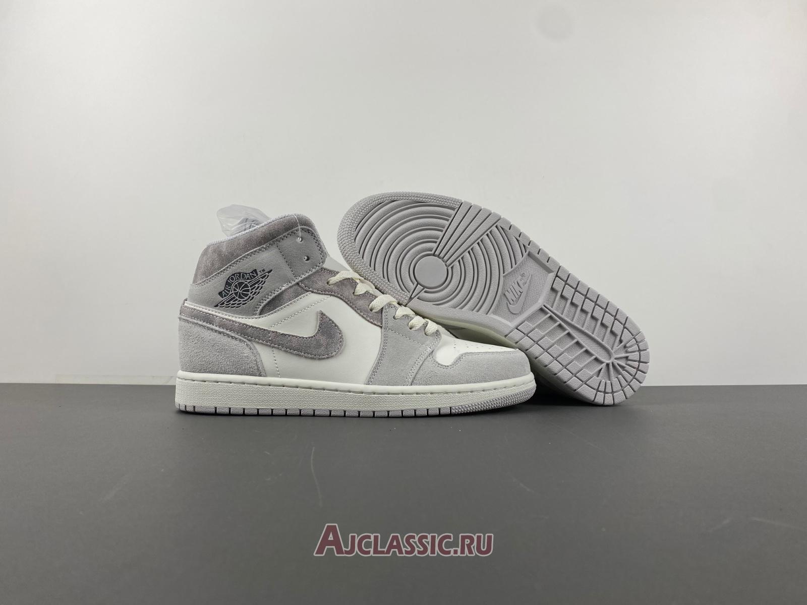 New Air Jordan 1 Mid SE "Neutral Grey Sail" FQ7720-002 Shoes