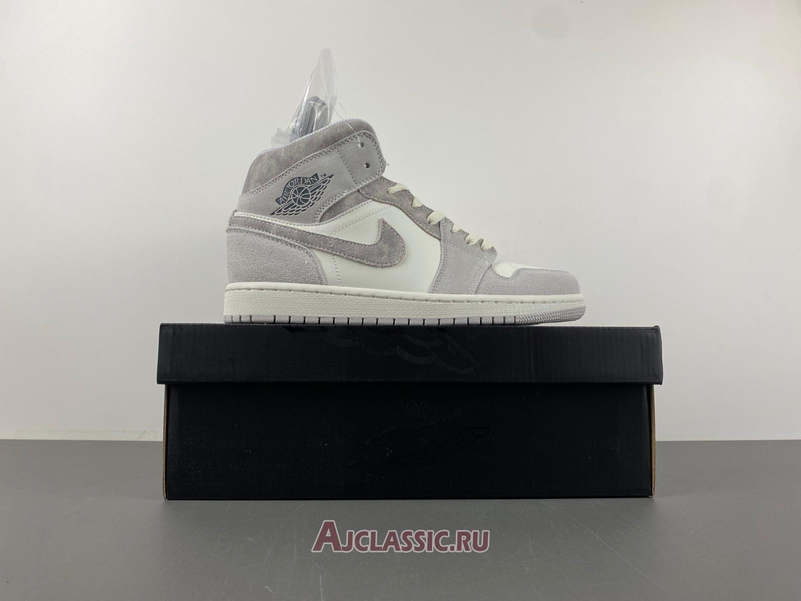 New Air Jordan 1 Mid SE "Neutral Grey Sail" FQ7720-002 Shoes