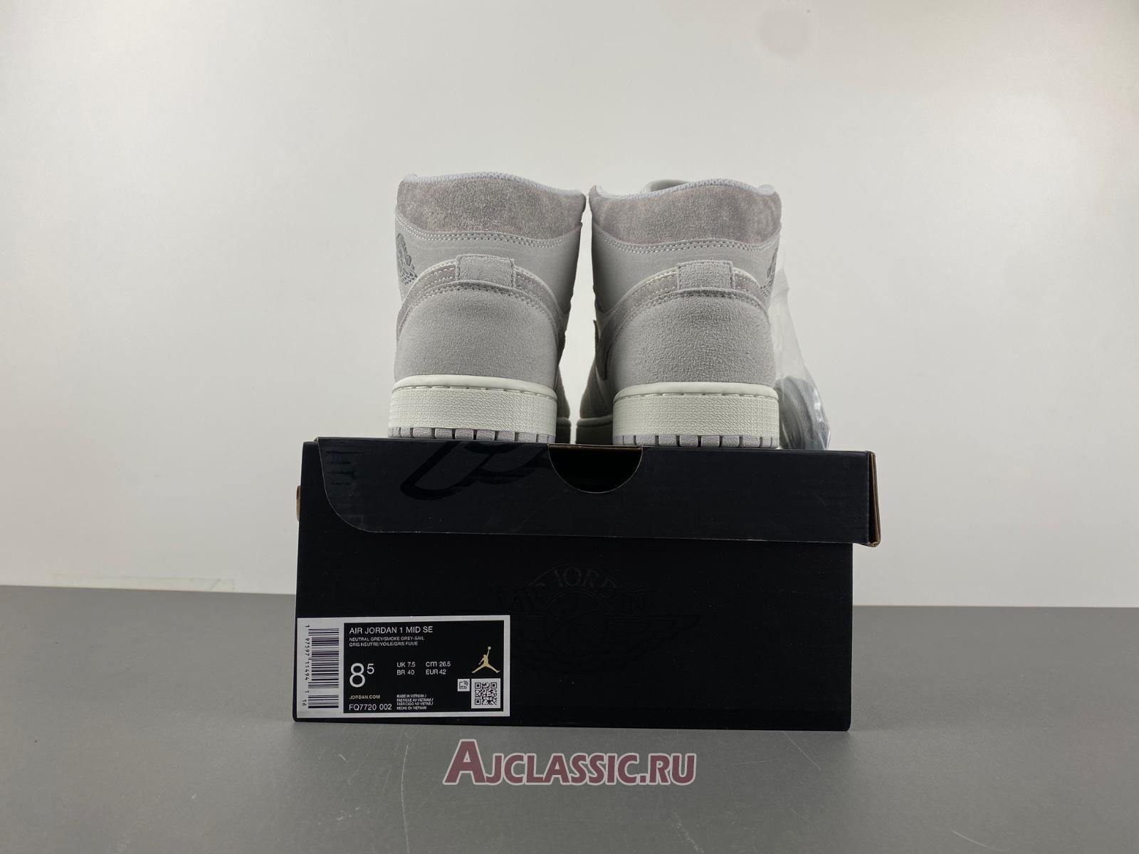 New Air Jordan 1 Mid SE "Neutral Grey Sail" FQ7720-002 Shoes