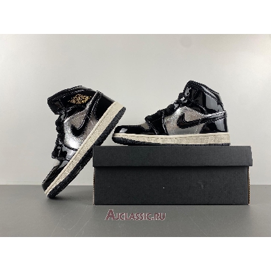 Buy Air Jordan 1 Mid SE GS Black Metallic Silver Black FZ3938-001 Quality Reps Replicas Shoes