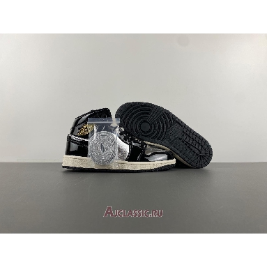 Buy Air Jordan 1 Mid SE GS Black Metallic Silver Black FZ3938-001 Quality Reps Replicas Shoes