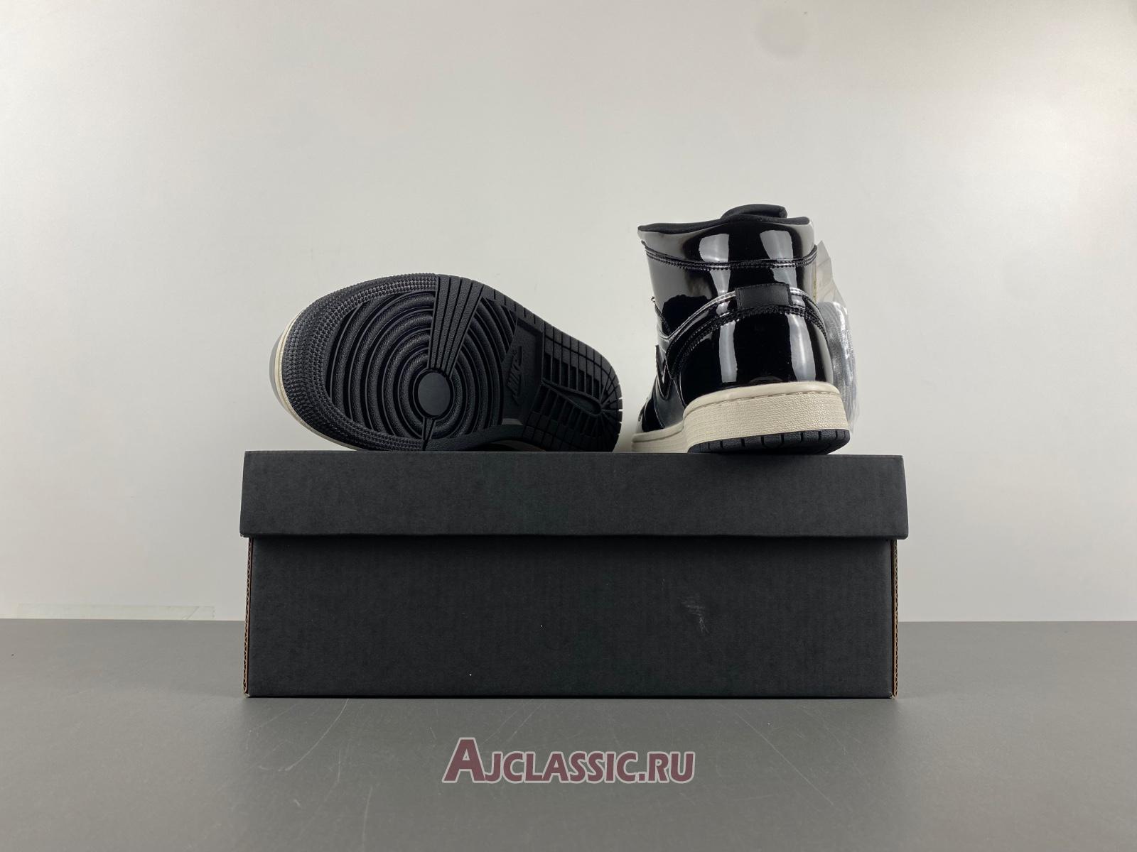 New Air Jordan 1 Mid SE GS "Black Metallic Silver" FZ3938-001 Shoes