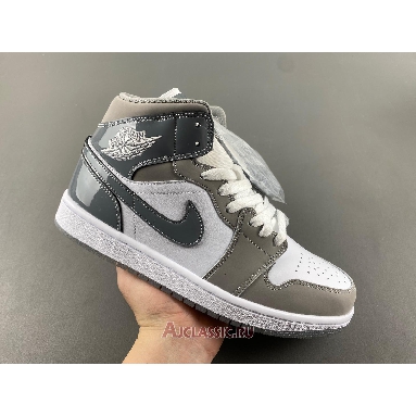 Buy Air Jordan 1 Mid SE Patent Cool Grey Grey HF3216-100 Quality Reps Replicas Shoes