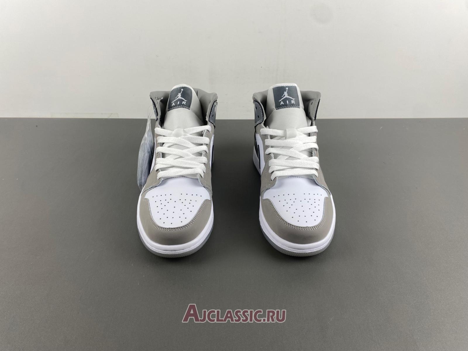 New Air Jordan 1 Mid SE "Patent Cool Grey" HF3216-100 Shoes