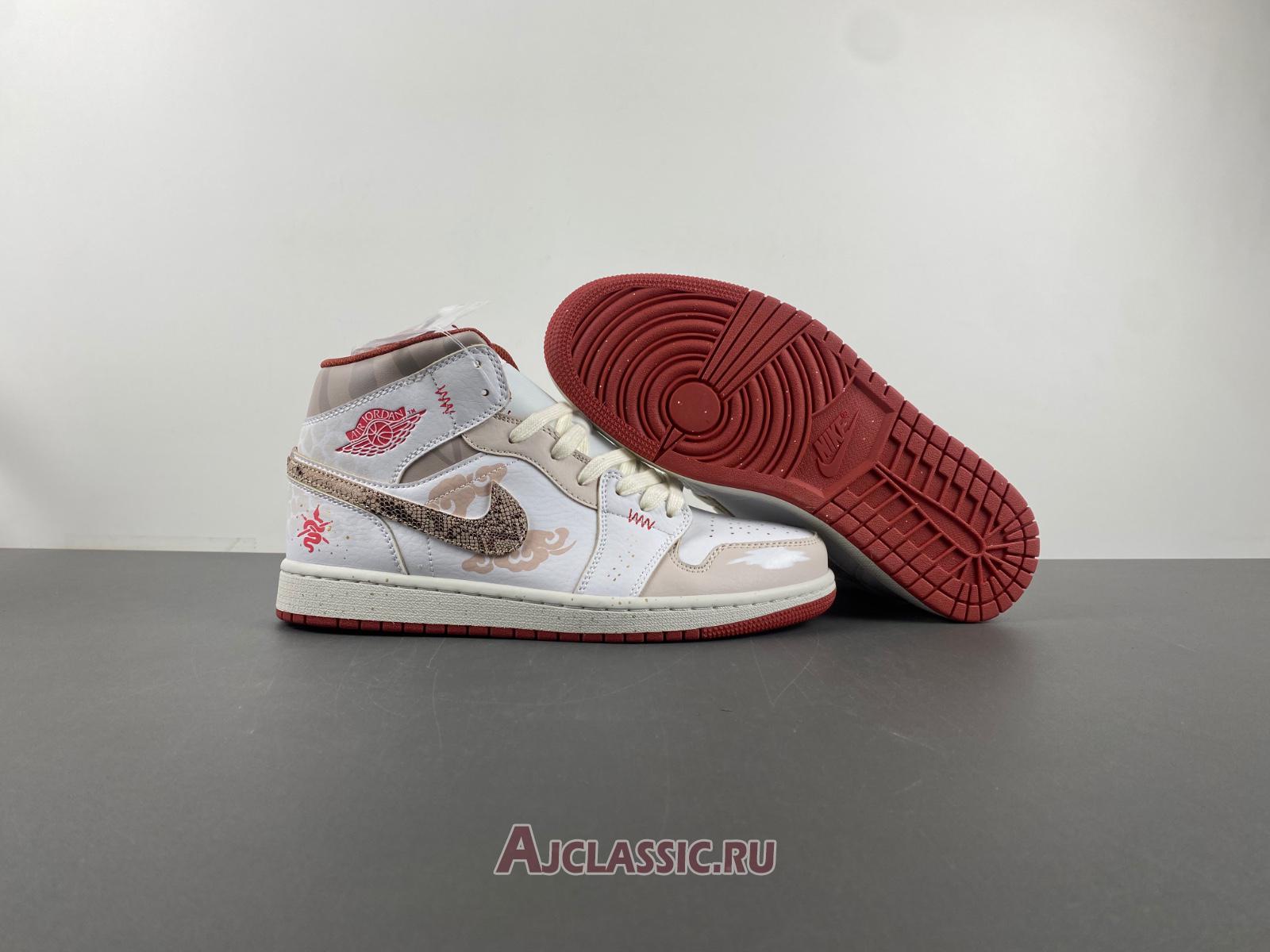 New Air Jordan 1 Mid SE "Year of the Snake Xiangyun" FJ3458-160-2 Shoes