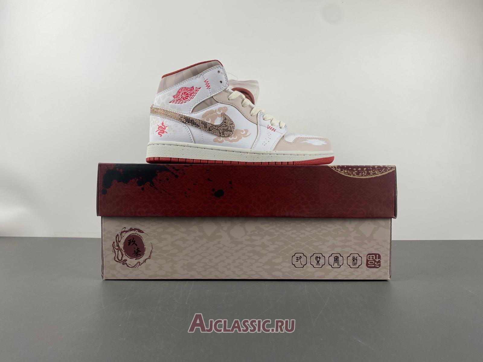 New Air Jordan 1 Mid SE "Year of the Snake Xiangyun" FJ3458-160-2 Shoes