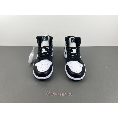 Buy Air Jordan 1 Mid Black White Silver Silver 554724-121-2 Quality Reps Replicas Shoes
