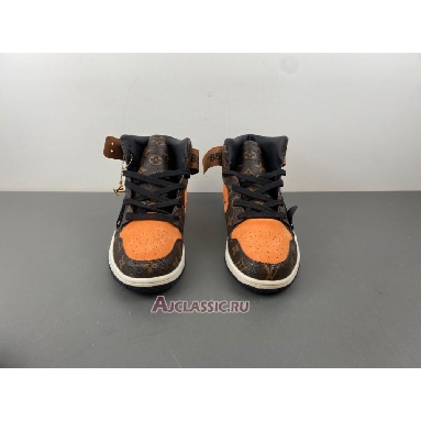 Buy Louis Vuitton x Off-White x Air Jordan 1 High ceeze 1985 Brown AQ0818-202-3 (Includes one LV suitcase) Quality Reps Replicas Shoes
