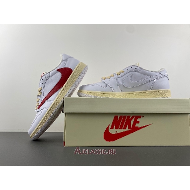 Buy Travis Scott x Air Jordan 1 Low OG SP White Red White TD1228-111-2 Quality Reps Replicas Shoes